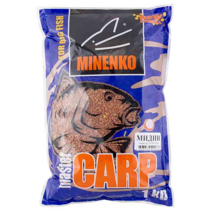 Купить Купить Прикормка MINENKO Master Carp Мидии
