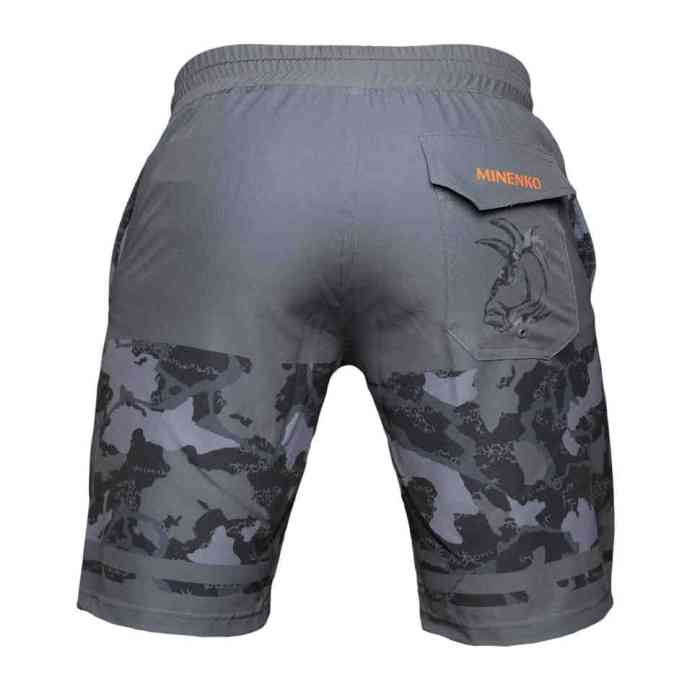 Шорты на резинке Graphite black camo (M)