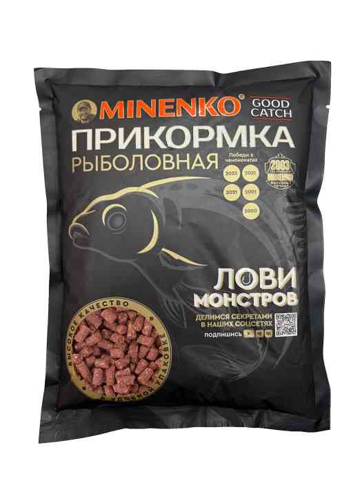 Купить Купить Пеллетс MINENKO Good Catch Конопля 10мм