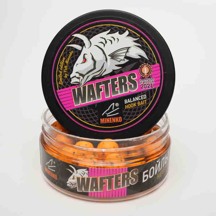 Купить Купить Бойлы нейтральной плавучести WAFTERS PRO FLUO ORANGE PLUM  (ОРАНЖЕВАЯ СЛИВА) 14ММ