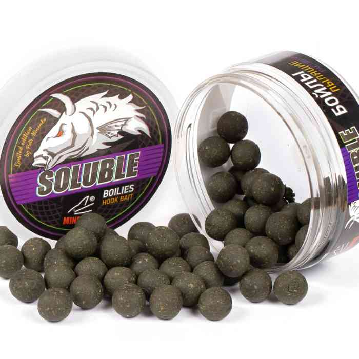 Насадочные бойлы MINENKO HALIBUT 14мм (пылящие)