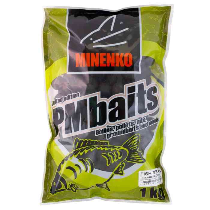 Купить Купить Бойлы пылящие MINENKO Fish Meal 24мм (1кг)