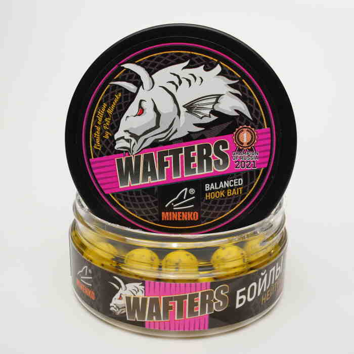 Купить Купить Бойлы нейтральной плавучести WAFTERS PRO FLUO SWEET CORN (СЛАДКАЯ КУКУРУЗА) 14ММ