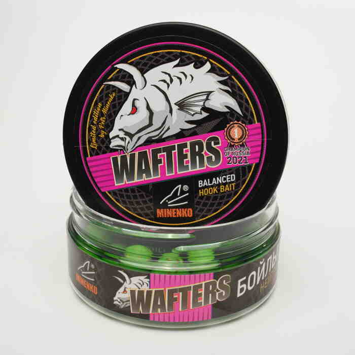 Купить Купить Бойлы нейтральной плавучести WAFTERS PRO FLUO MUSSEL (МИДИЯ) 12ММ