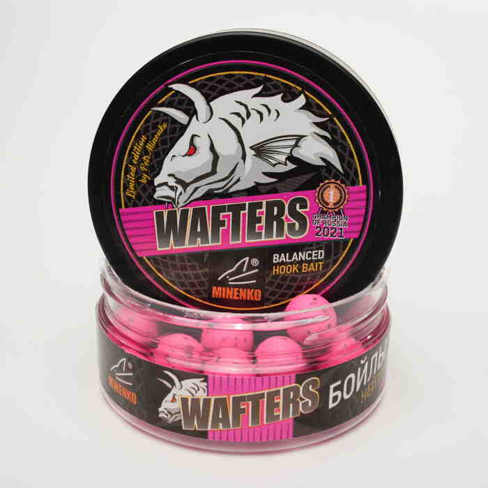 Купить Купить Бойлы нейтральной плавучести WAFTERS PRO FLUO SQUID & OCTOPUS (КАЛЬМАР И ОСЬМИНОГ) 12ММ