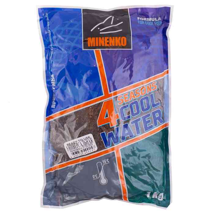 Купить Купить Зимняя прикормка MINENKO Cool Water 4 Seasons Универсал (увлажненная)