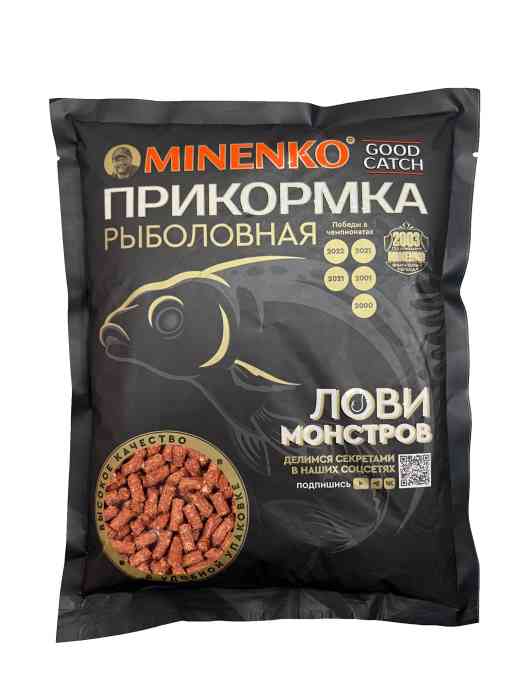 Купить Купить Пеллетс MINENKO Good Catch Конопля 5мм