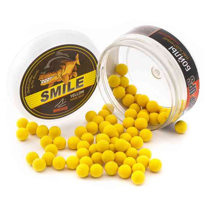 Бойлы плавающие MINENKO TUTTI-FRUTTI (SMILE) Pop-Up 12мм
