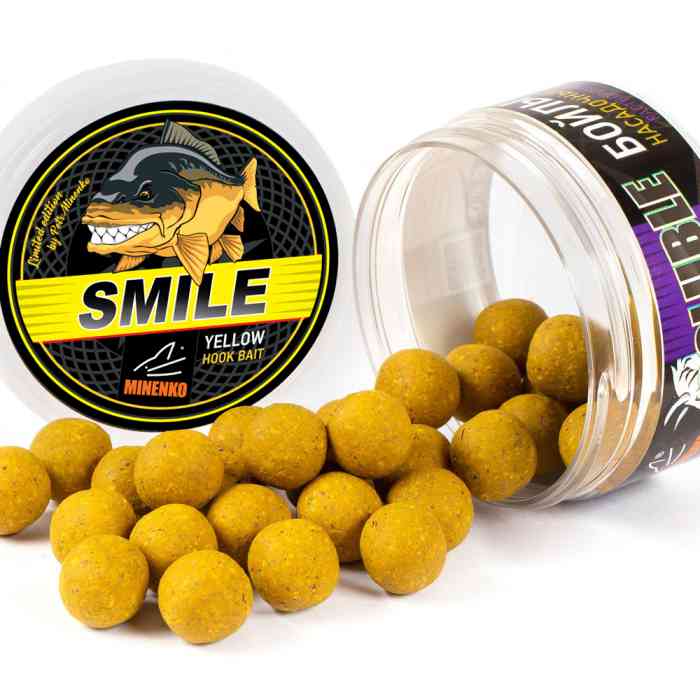 Насадочные бойлы MINENKO PLUM (SMILE) 26мм (пылящие)
