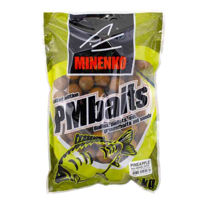 Купить Купить Бойлы пылящие MINENKO Pineapple 26мм (1кг)