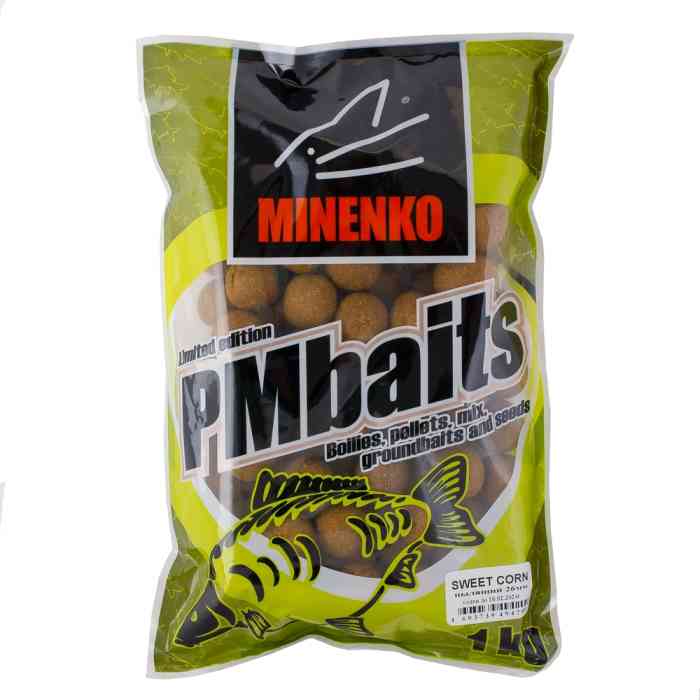 Бойлы пылящие MINENKO Sweet Corn 26мм (1кг)