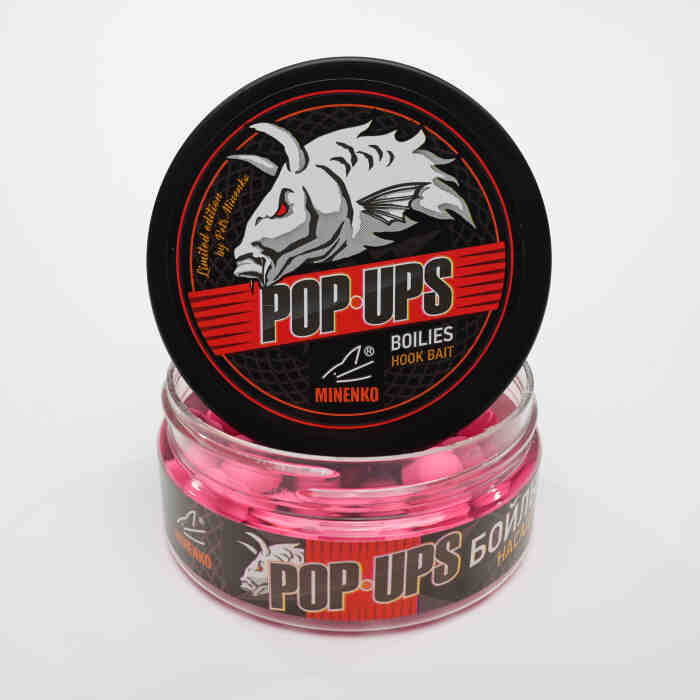 Насадочные бойлы MINENKO POP-UP  DUMBELLS pink TIGER NUT 11х14 мм