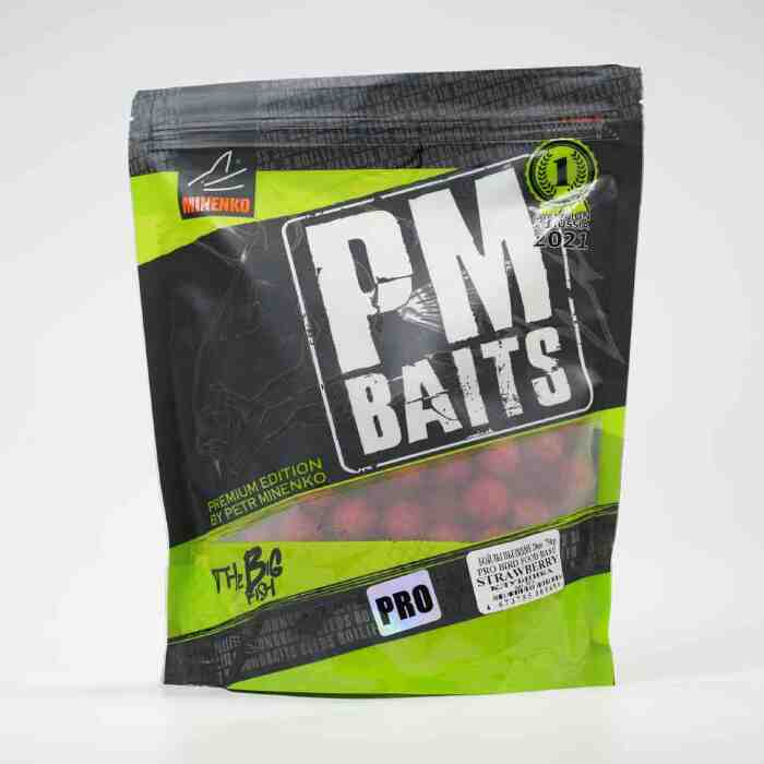 Бойлы пылящие клубника PRO BIRD FOOD   д15 мм