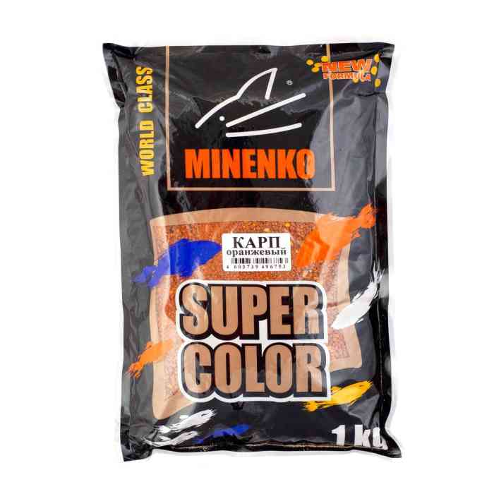 Купить Купить Прикормка MINENKO Super Color Карп Оранжевый