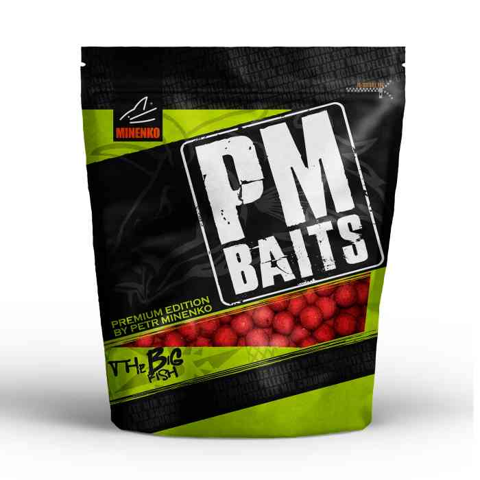 Купить Купить Бойлы варёные MINENKO Red Halibut 14мм (Zip-lock)