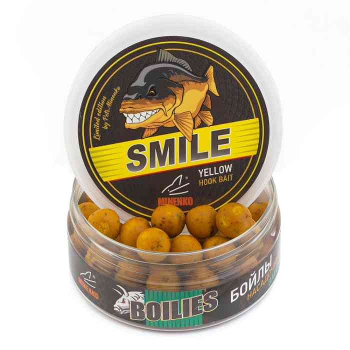 Купить Купить Насадочные бойлы MINENKO SOURCE (SMILE) 14мм (варёные) до 10.2023