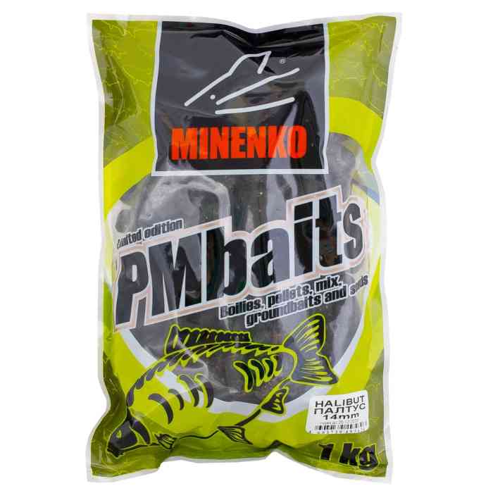 Купить Купить Пеллетс MINENKO Halibut 14мм (1кг)